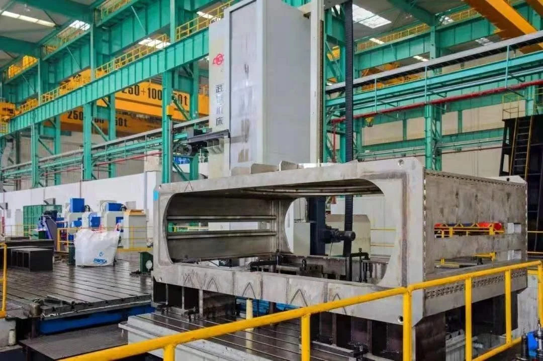 Machinery Chassis Base Frame Part Customized Heavy Metal Welded Fabrication Precision Large CNC Machining Steel Milling Service