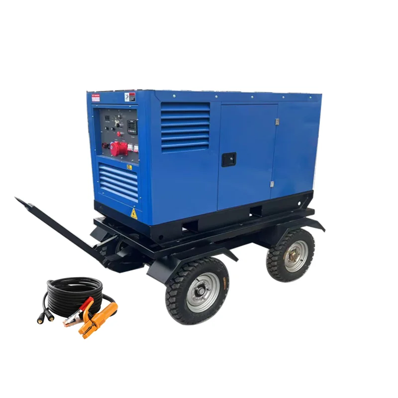 Truck mounted 300A 480A 500A 600Amp SMAW Arc welding machine 25 hp diesel engine welder