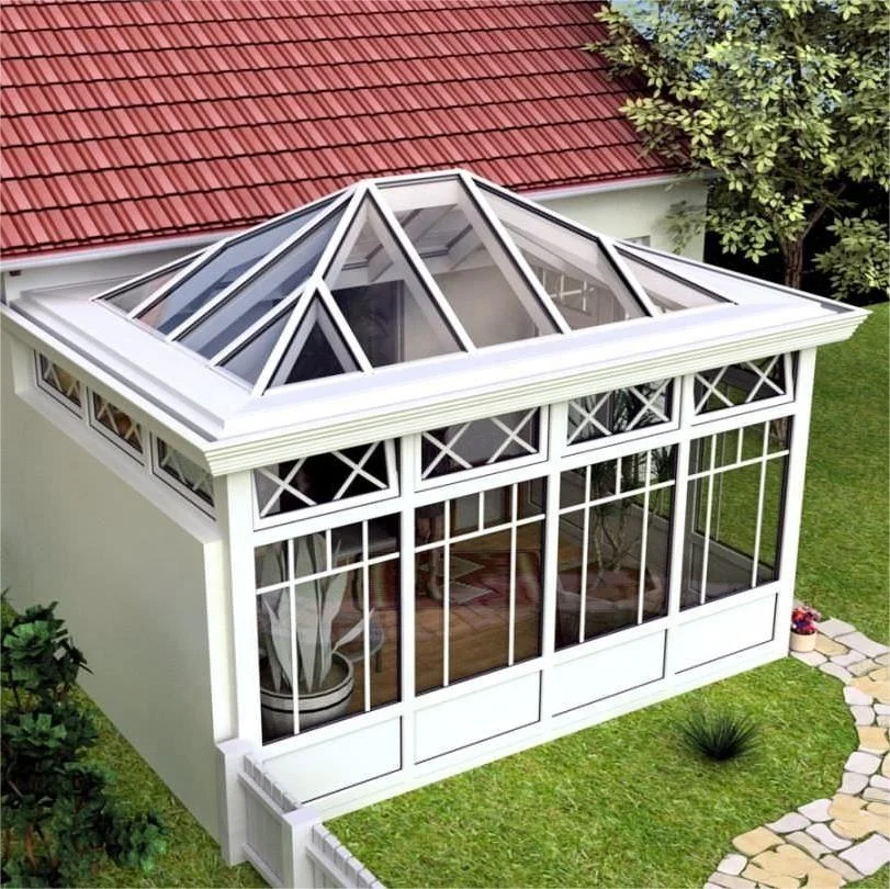 Factory Price Prefabricated Aluminum Glass Houses and Pergolas