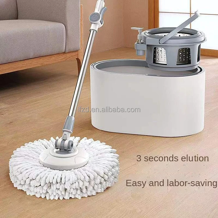 Self Floating Mopping Floor Cleaning Wall Cleaner Mops With Cube And Bucket Set