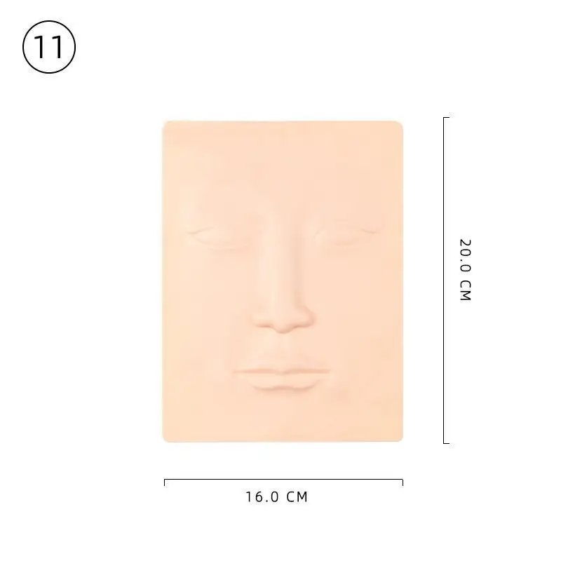 Professional Accessories Silicone Lip Eyebrow Blank Artificial Tattoo Practice Skin Microblading Permanent Makeup Fake Skin