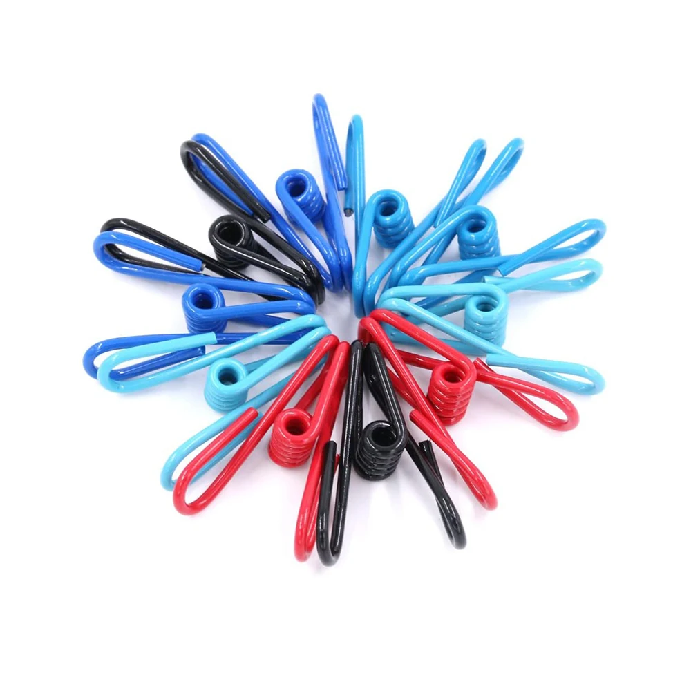 5.5CM Clothes Multi-Purpose Hanging Clips Hooks Metal Wire Clip Windproof Clothespin Metal Clips