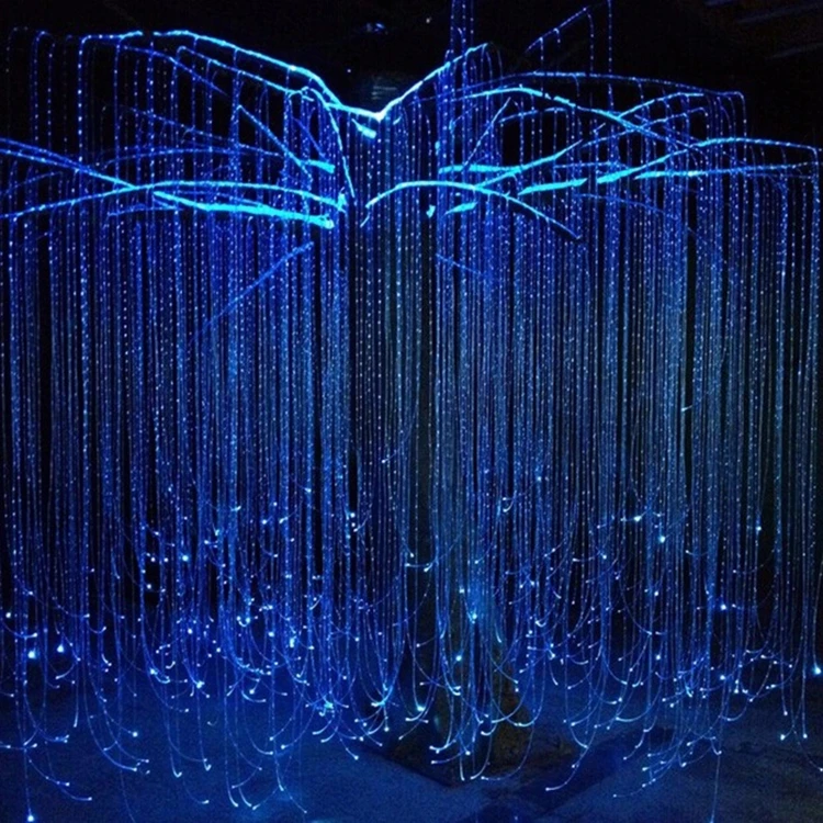 KINZ  New design Color Changeable glow fiber tree lighting For Christmas party Kids Safely Sensory Room