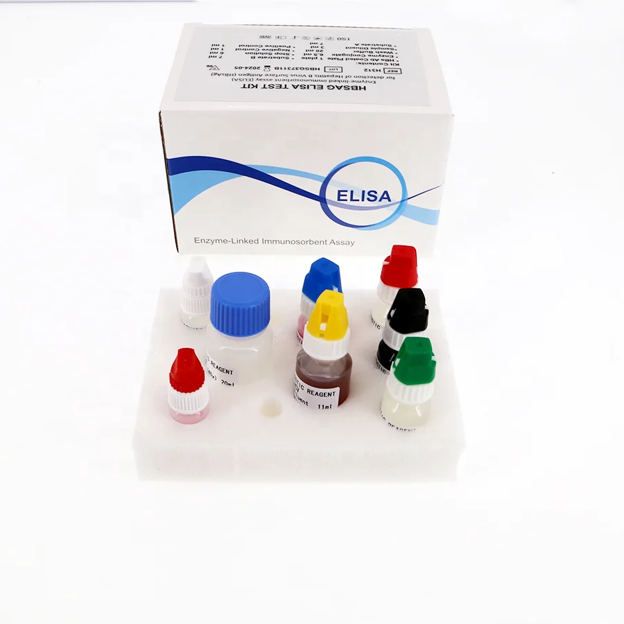 Hot selling Elisa test kits diagnostic elisa reagent HIV HCV TOXO Hbsag PSA CMV Elisa test kit Enzyme-linked immunoassay