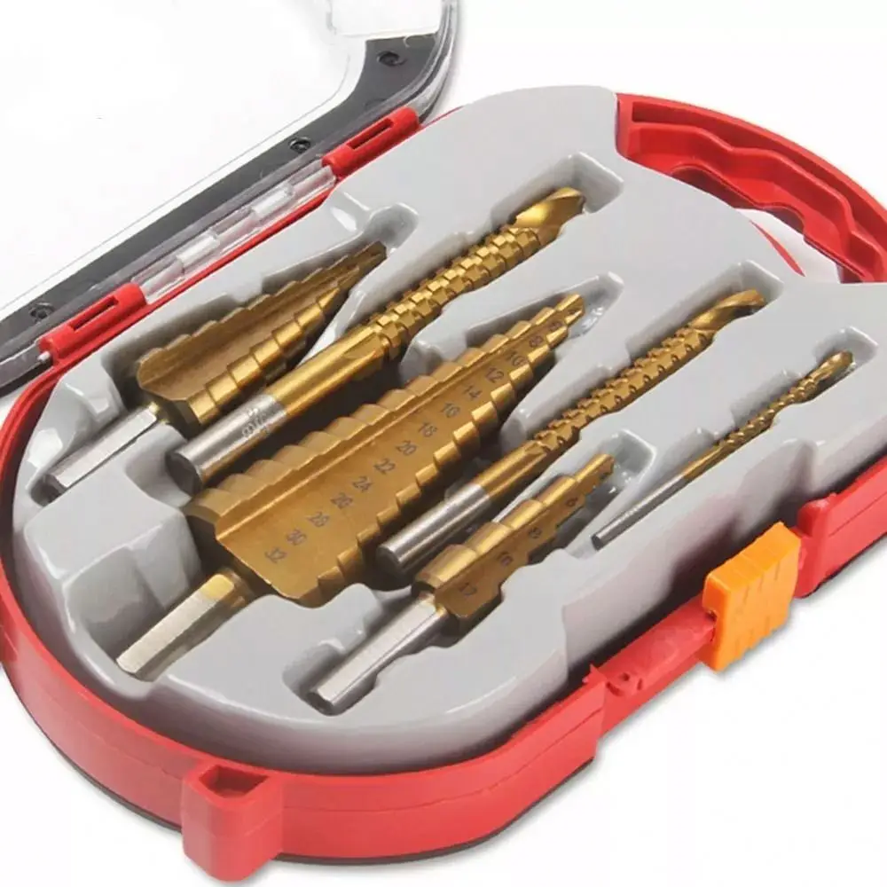HSS Slot Saw Drill Step Drill Bit Metal Cutter Core Hole Opener Pagoda Sawtooth Set