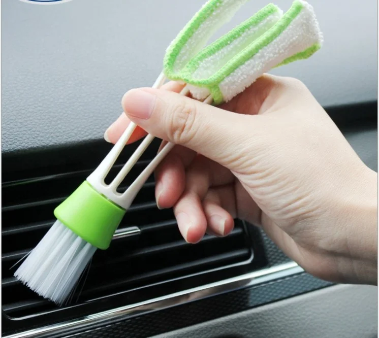 Amazon Car Air Conditioning Dashboard Double Headed Cleaning Brush ashboard Conditioning Double Headed Cleaning Brush