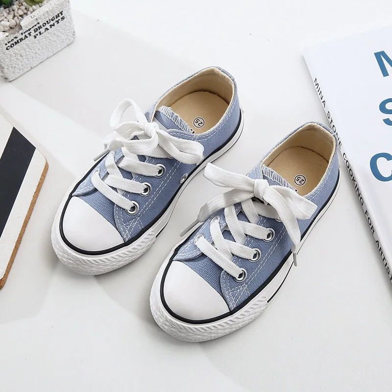 
wholesale 12 colors popular casual unisex toddler kids canvas sneakers shoes 