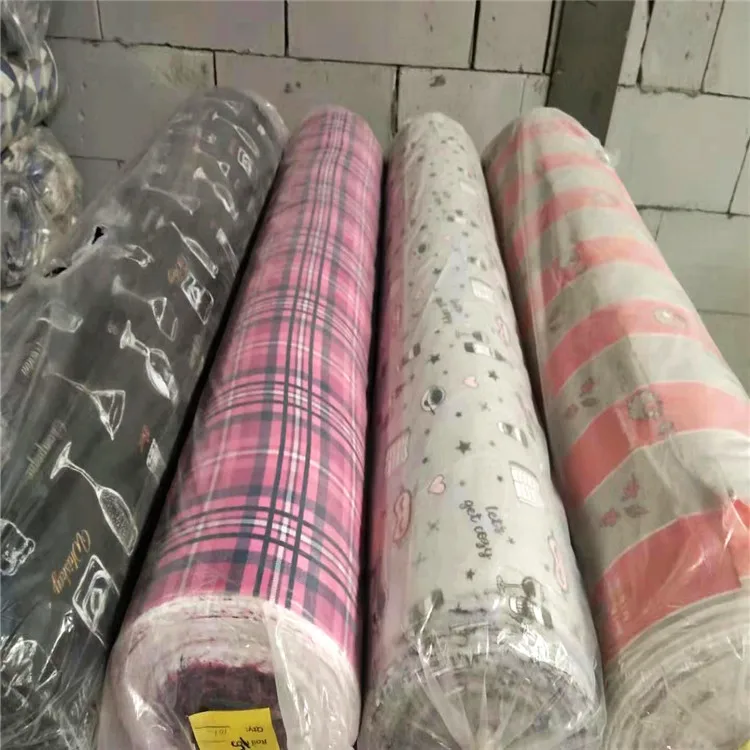 stock lot China manufacture factory  Custom design flannel fleece blanket fabrics textiles cartoon print fabric for baby bedding