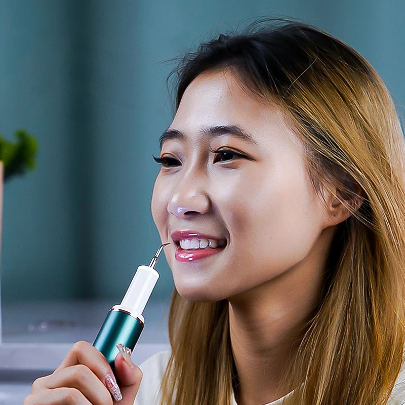 2024 New Product Environmental friendly Detachable Dental Teeth Cleaner Rechargeable Ultrasonic Mouth Cleaner With UV Light