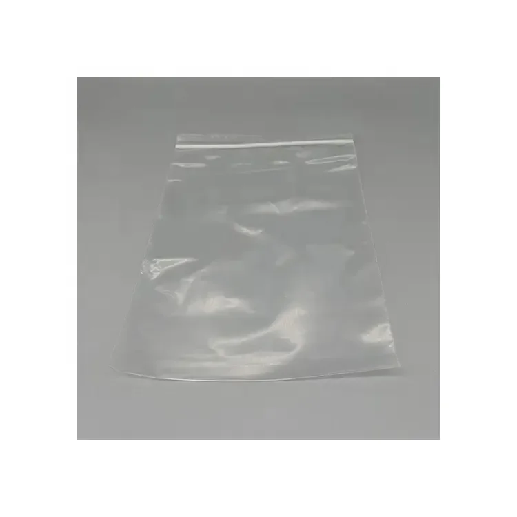 Eco Friendly  Custom Design Non Woven Bags Clear Plastic Carrier Bags Resealable Packing Plastic Flat Bags