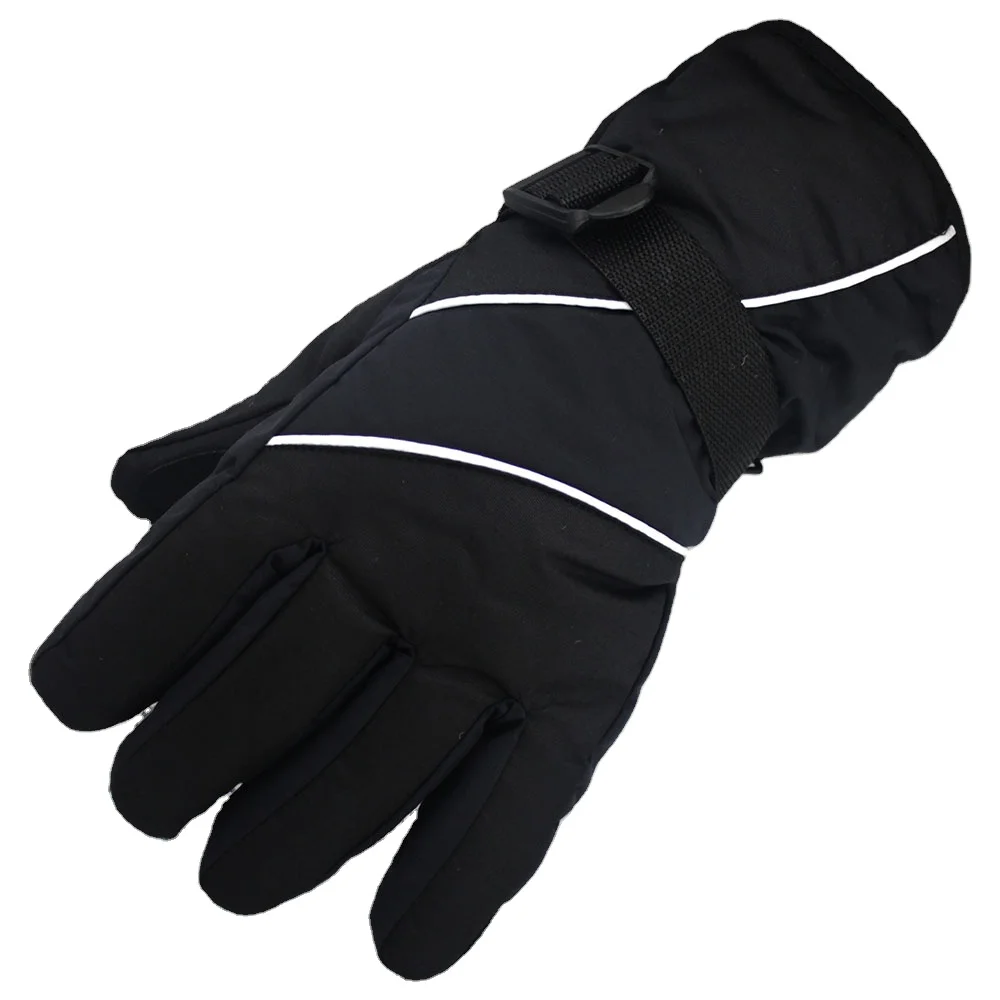 Ski Guide Gloves Warm Electric Heating Gloves High Quality Winter Leather Women Snowboarding Gloves
