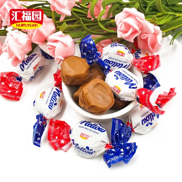 Brown color delicious milk flavor caramel toffee
