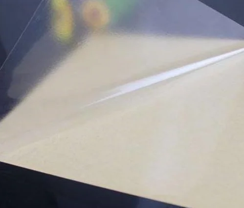 SZJOHNSON Durable materials  Polyethylene PE white film with acrylic self adhesive label/sticker roll