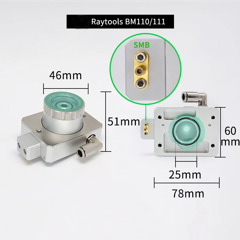Оригинальная насадка RayTools в сборе лазерный емкостный датчик для BM114S BM115 BM06K BS12K BM111 BM110 волоконно-лазерная режущая головка
