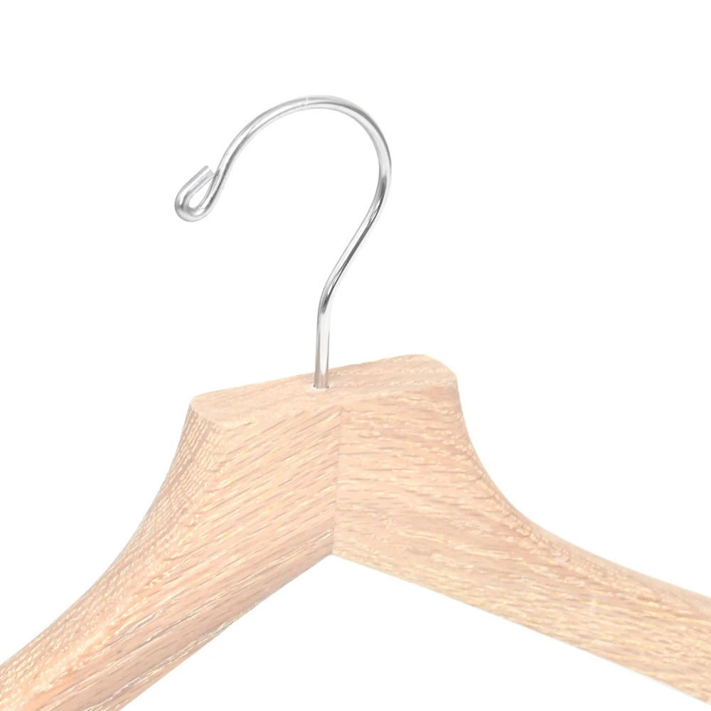 Hangers Manufacturer Customized Oak Women Wood Clothes Coat Hanger Rack Designs Personalized Hanger