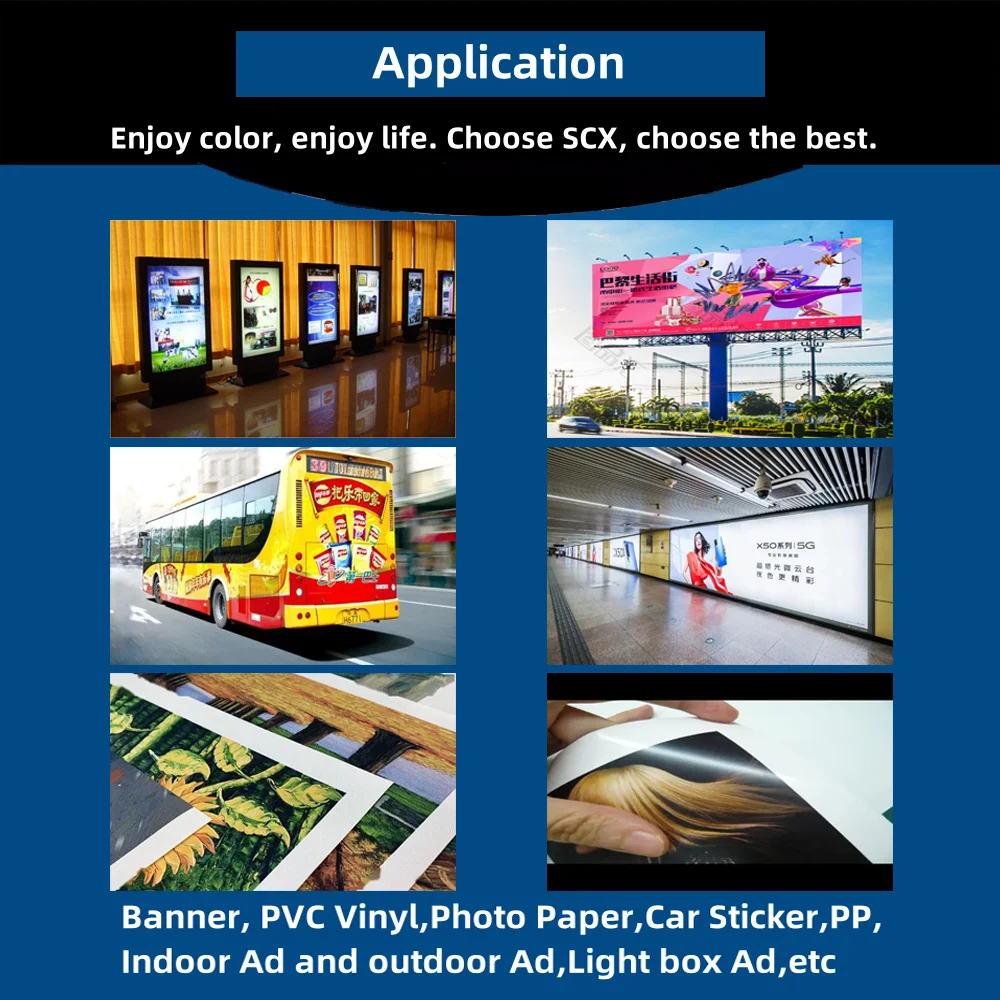 3.2m Large Format Banner Vinyl Sticker Digital Eco Solvent Printer Plotter with I3200/xp600 Inkjet Printers Provided 220V CMYK