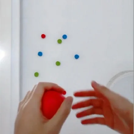 
TikTok Hot Decompression Fidget Toys 4.5cm Glow in the Dark Anti Stress Wall Ceiling Magic Sticky Ball 