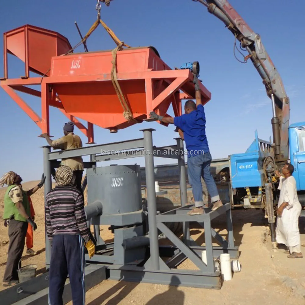 15TPH JXSC Mobile Type Recovery Process Centrifugal Gold Separator Concentrator STLB 60 in Stock