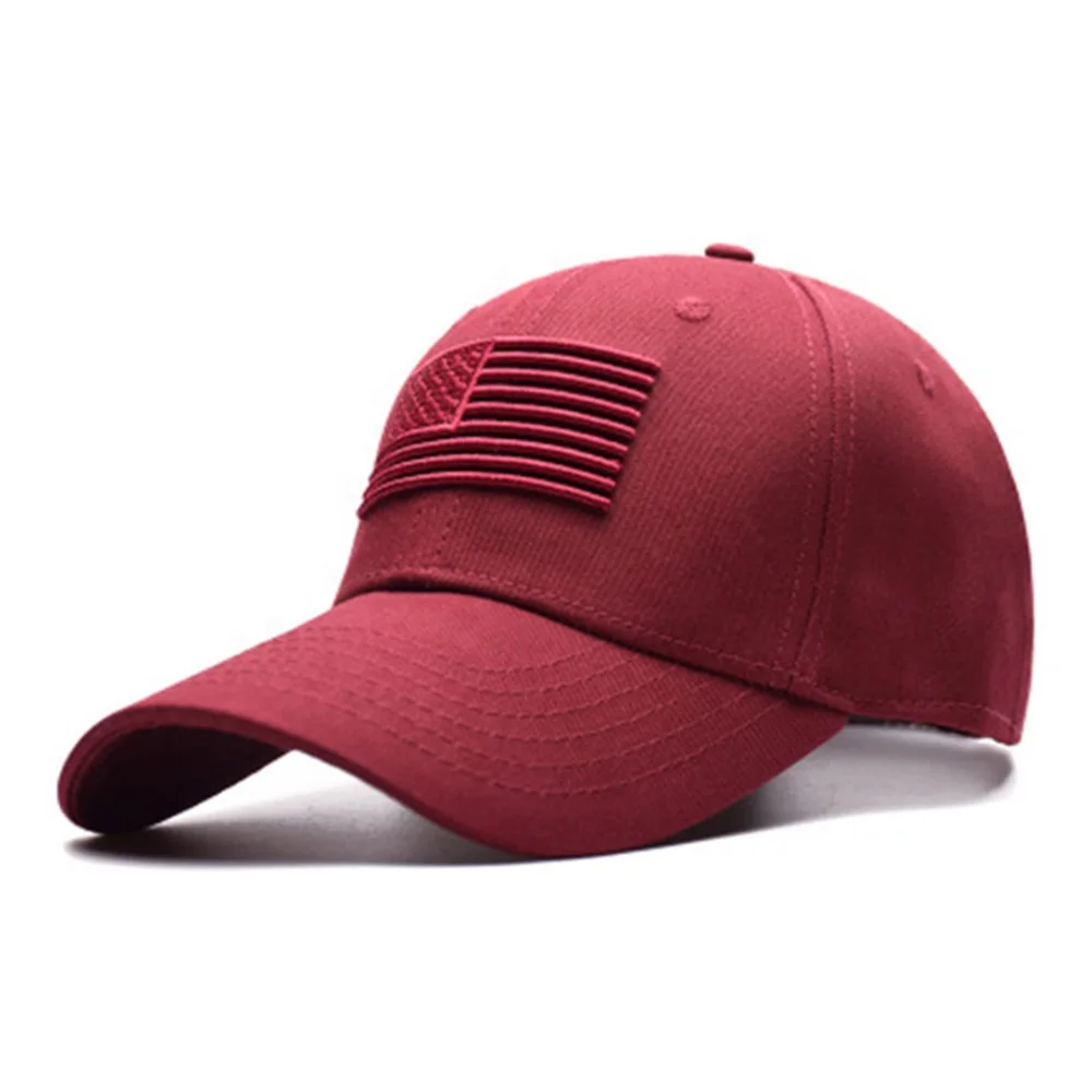 Fashion and leisure for men and women American Flag Embroidery usa flag baseball cap