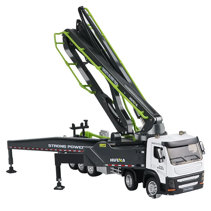 Huina 7709 1/50 статическая модель бетононасос игрушечный автомобиль инженерного автомобиля Игрушечная подарок для детей