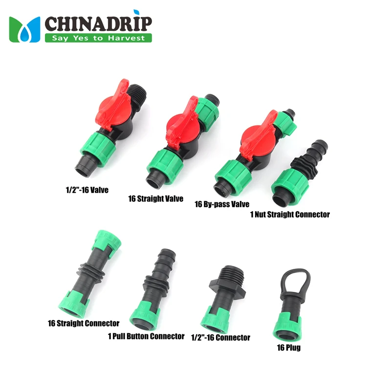 drip tape irrigation drip pipe fittings pipe with pressure compensated dripper inside for farm irrigation system