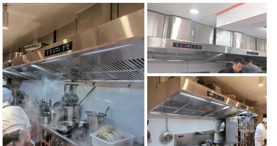 Вытяжка из нержавеющей стали для кухни, ресторана