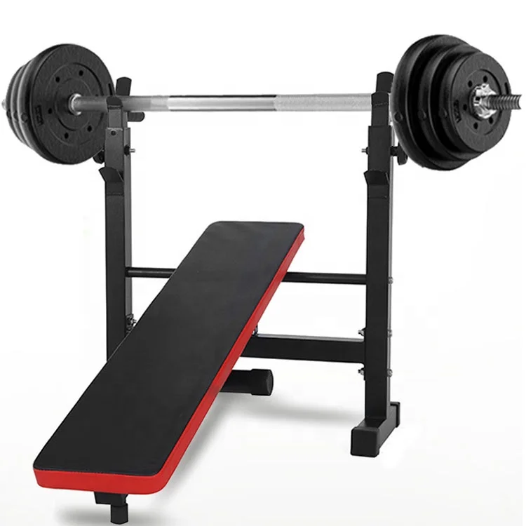 Gym Free Weight Adjustable Folding Flat  Dumbbell Power Lifting Bench
