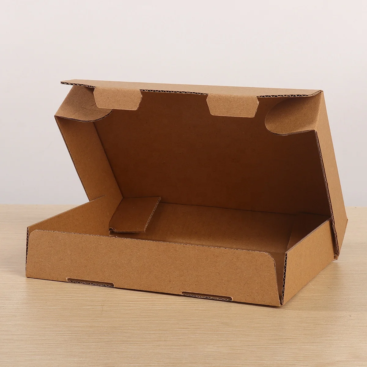 Custom Cheap Wholesale Kraft Brown Corrugated Paper Aircraft Flip Mailer Shipping Box For Packaging