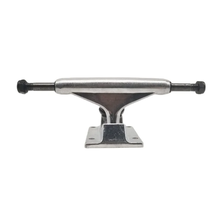 Wholesale custom 4.25 inch shinning polish surface skate trucks for skateboard, plastic penny board cruiser trucks