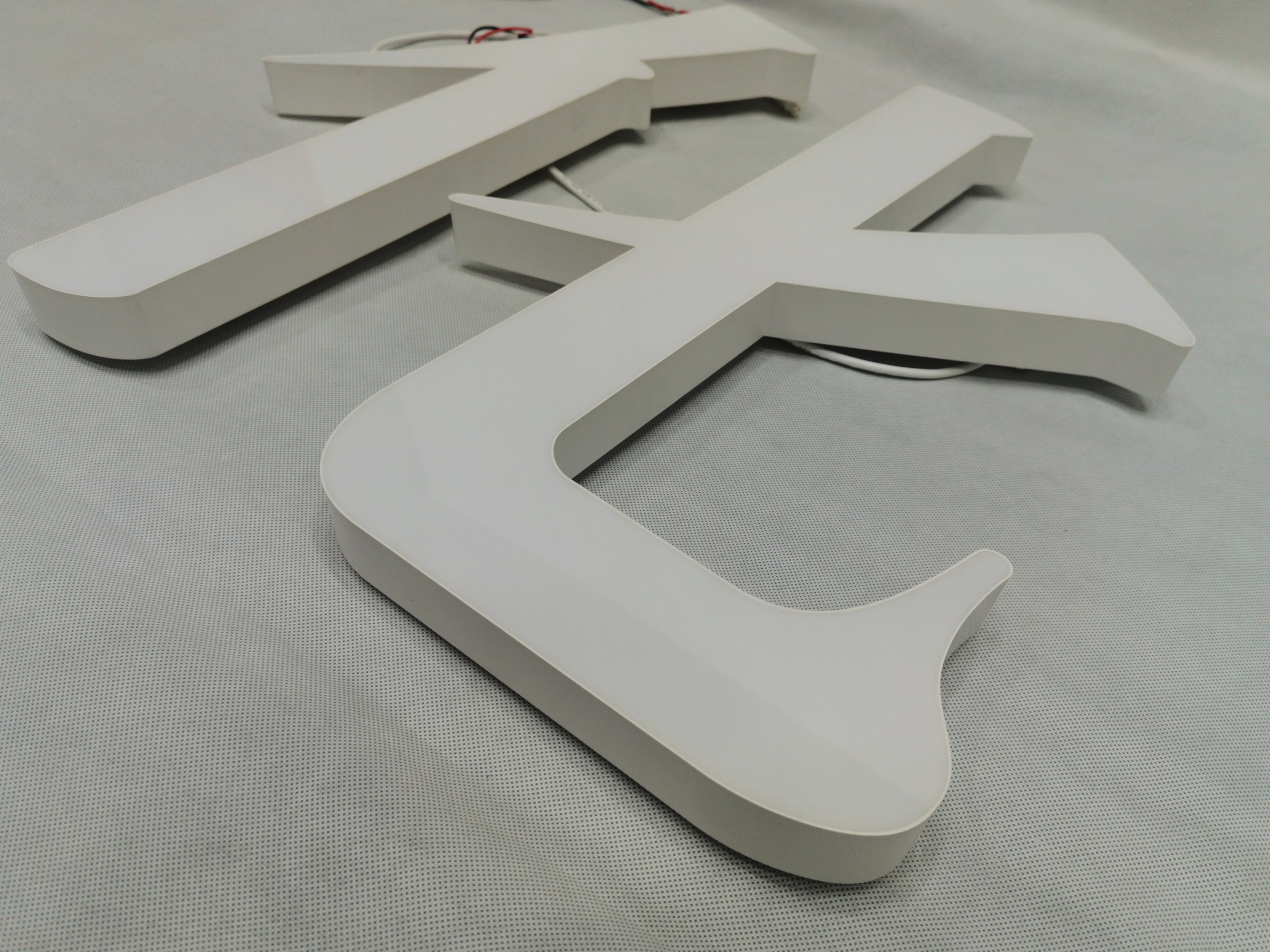advertising led box display transparent acrylic letter beads