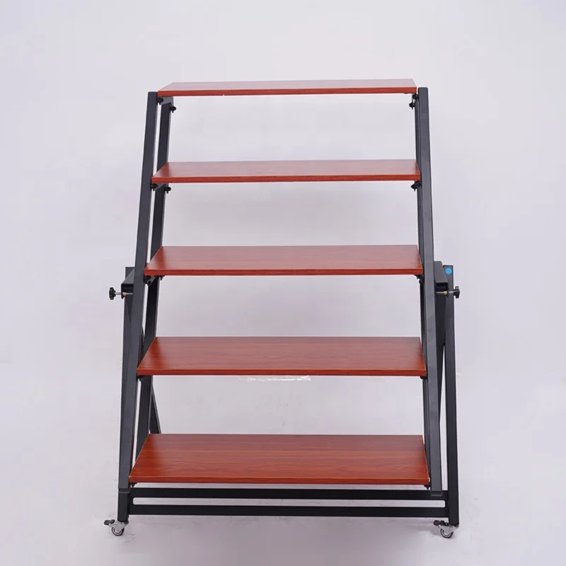 New multifunctional wall-mounted deformable folding table universal wheel swivel retractable dining table wholesale