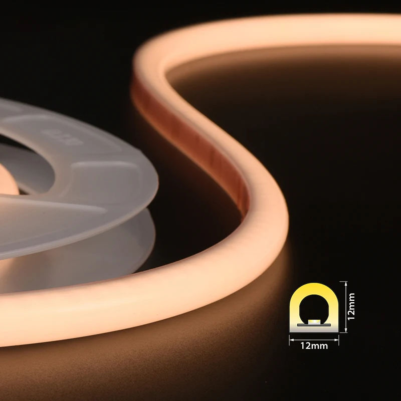 Outdoor Light Warm White Smart Home Decoration Neon Rope Lights 5M Neon Led Strip Flex 3000k IP67 Silicon Light Neon Sign