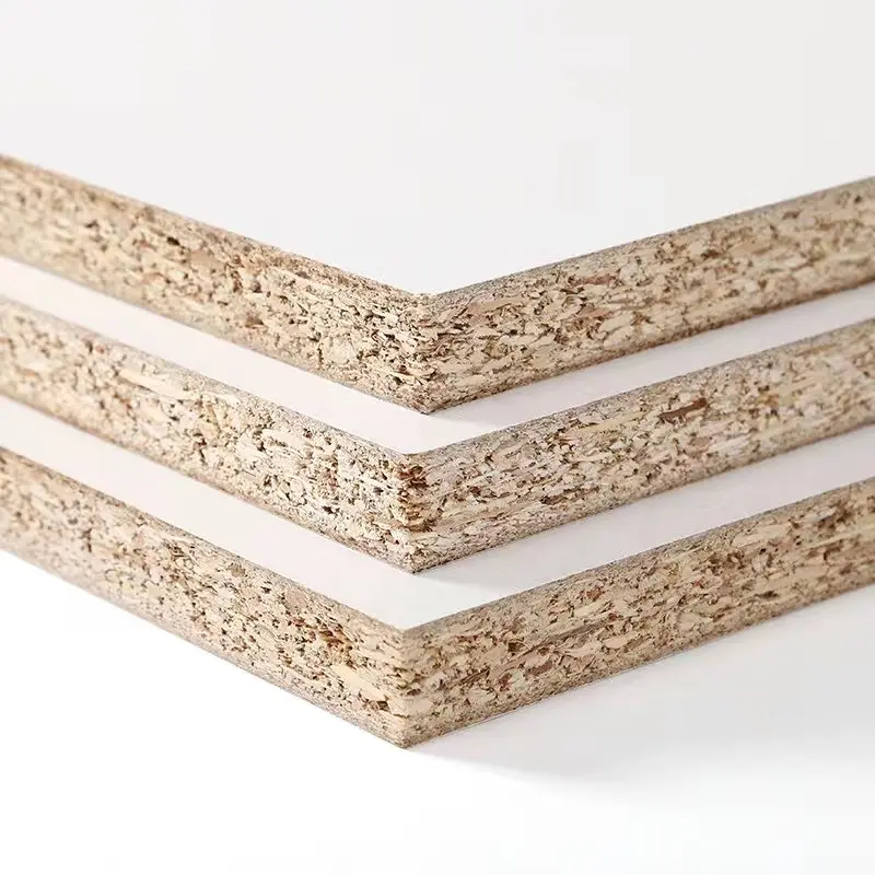 1220*2440 chipboard with white melamine for both sides 16mm 18mm