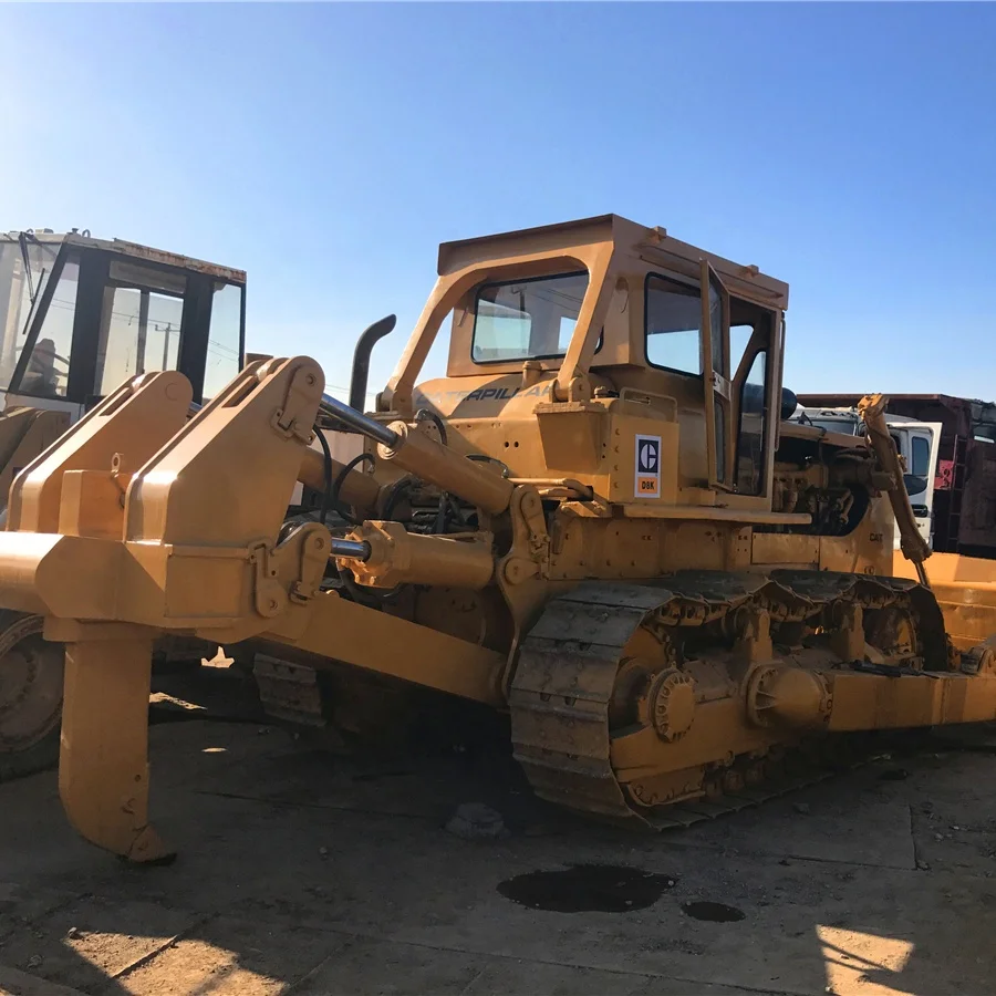  second-hand bulldozer crawler D8k/D8H/D8R orginal color with high quality and good condition on