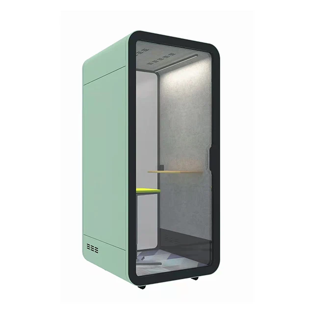 Soundproof Phone Booth Single Person Work Pods Acoustic Office Pods Soundproof Office Booth Soundproof Booth