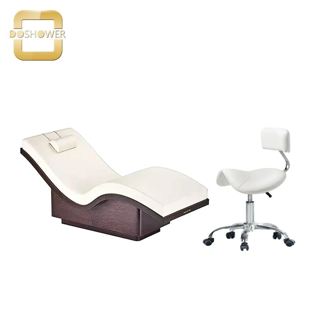 beauty massage spa bed with electric motor facial bed of spa lounge bed