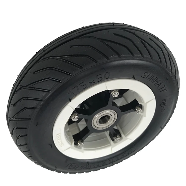 SUNMATE 175X50 Inflation with Tire and Inner Tube Electric Mountainboard Scooter Pneumatic Wheel