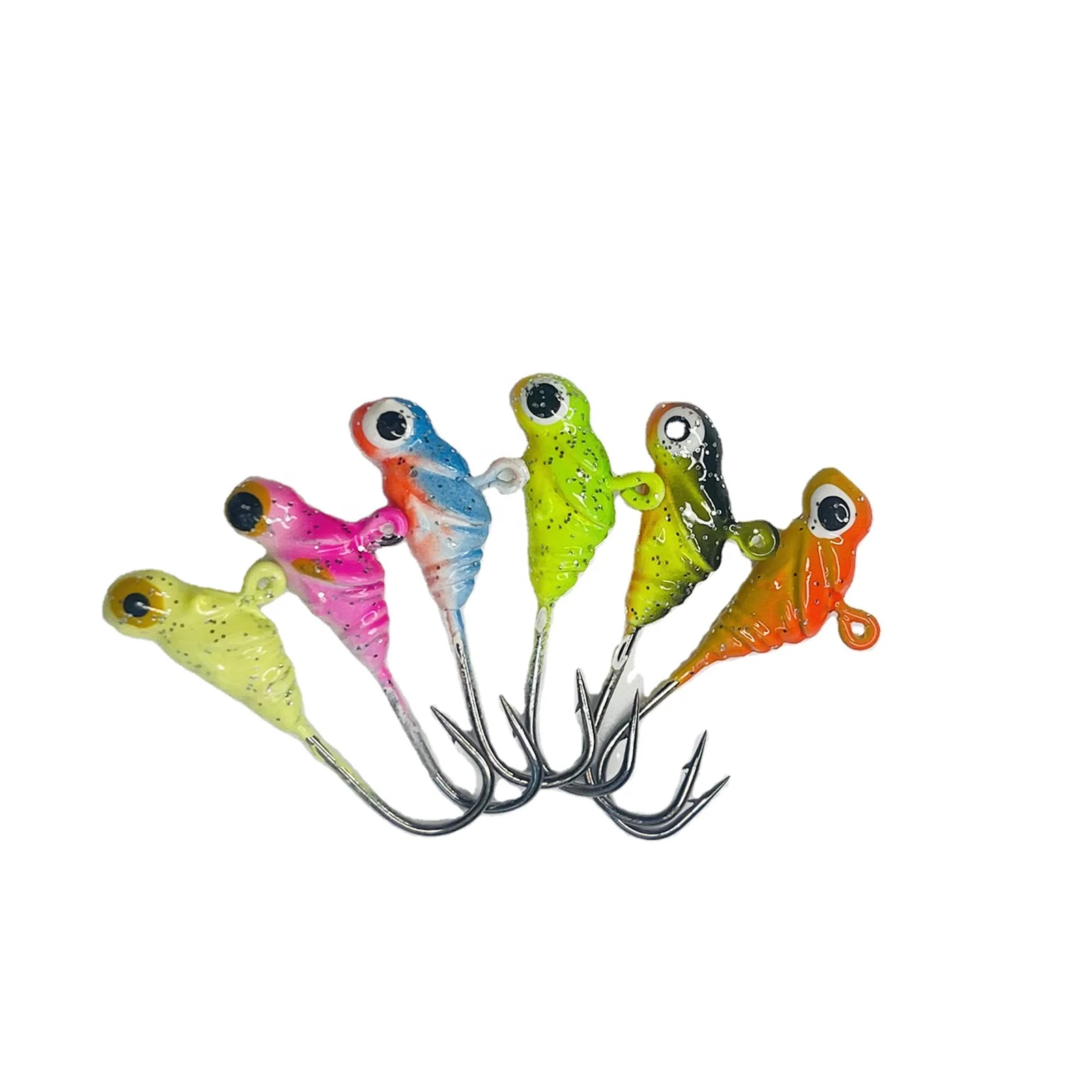 #WWLIG012 fishing  hooks,bionic ice fishing lure lead ice jig drop fishing bait in stock