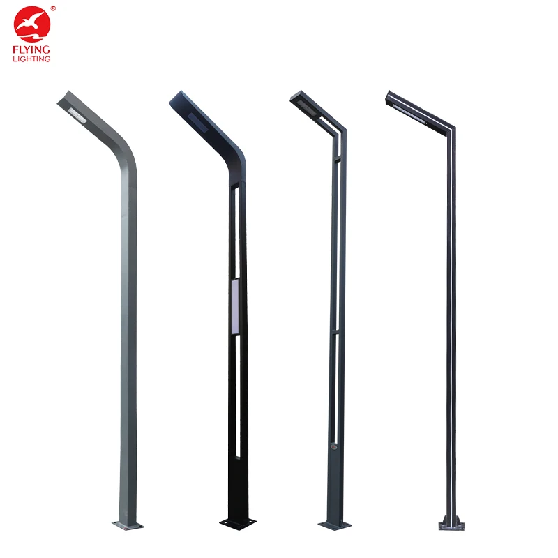Hot Sale Led Outdoor Lighting Post Aluminum IP65 Waterproof Garden Lamp Post Street Parking Light Pole