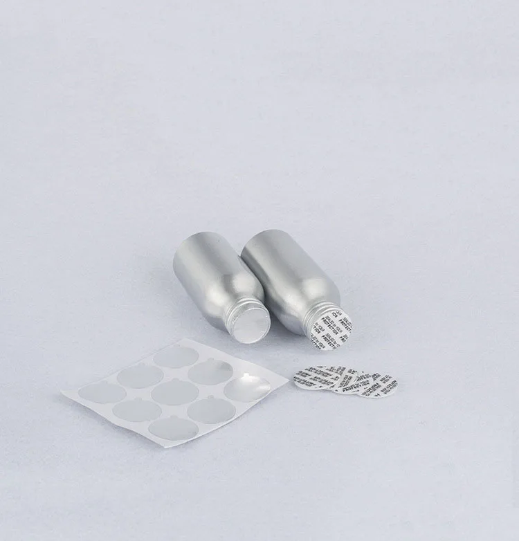 30ml 50ml 100ml 150ml 250ml 500ml Empty Silver Aluminum Bottle with Screw Cap