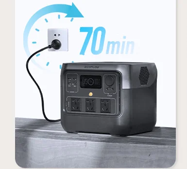 river 2 pro 768wh Portable Power Station 800W Outdoor Camping solar energy storage quick charge LiFePO4 battery