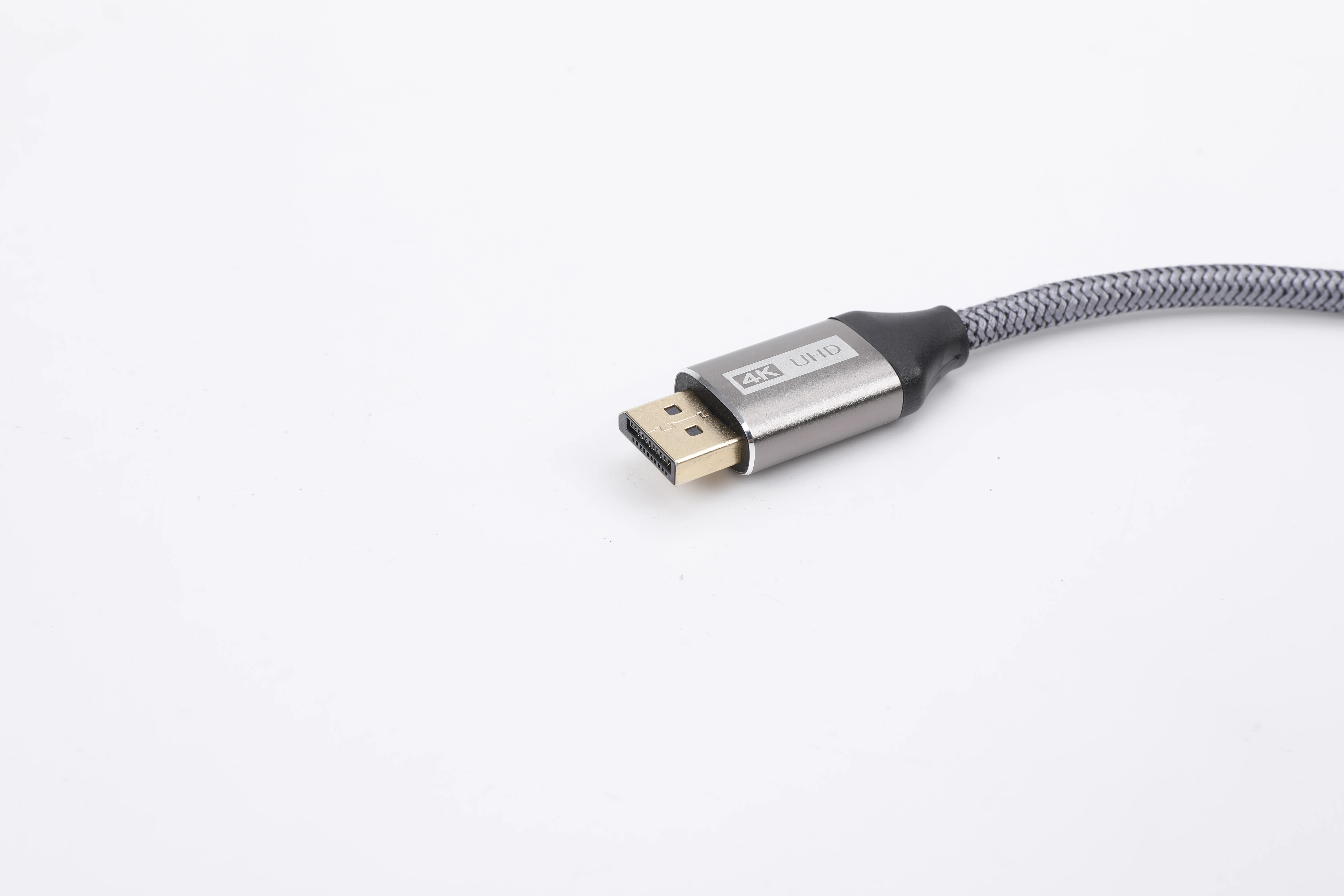 Hot Sale Gold Plated Oxygen Free Copper Black Aluminium Shell Displayport 1.4 Male to Male Monitor 8k Cable