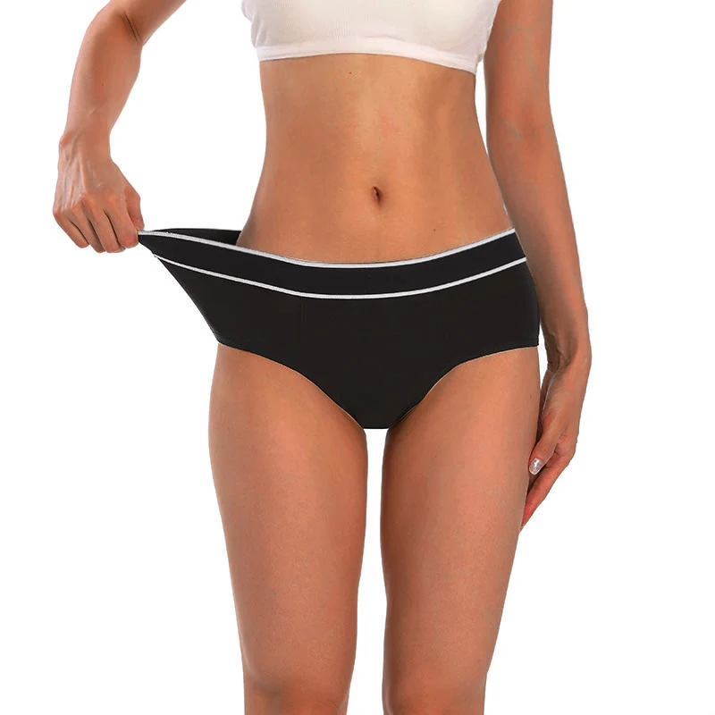 4 Layers Absorbent Women Boxer Briefs Menstrual Period Panties Underwear in stock