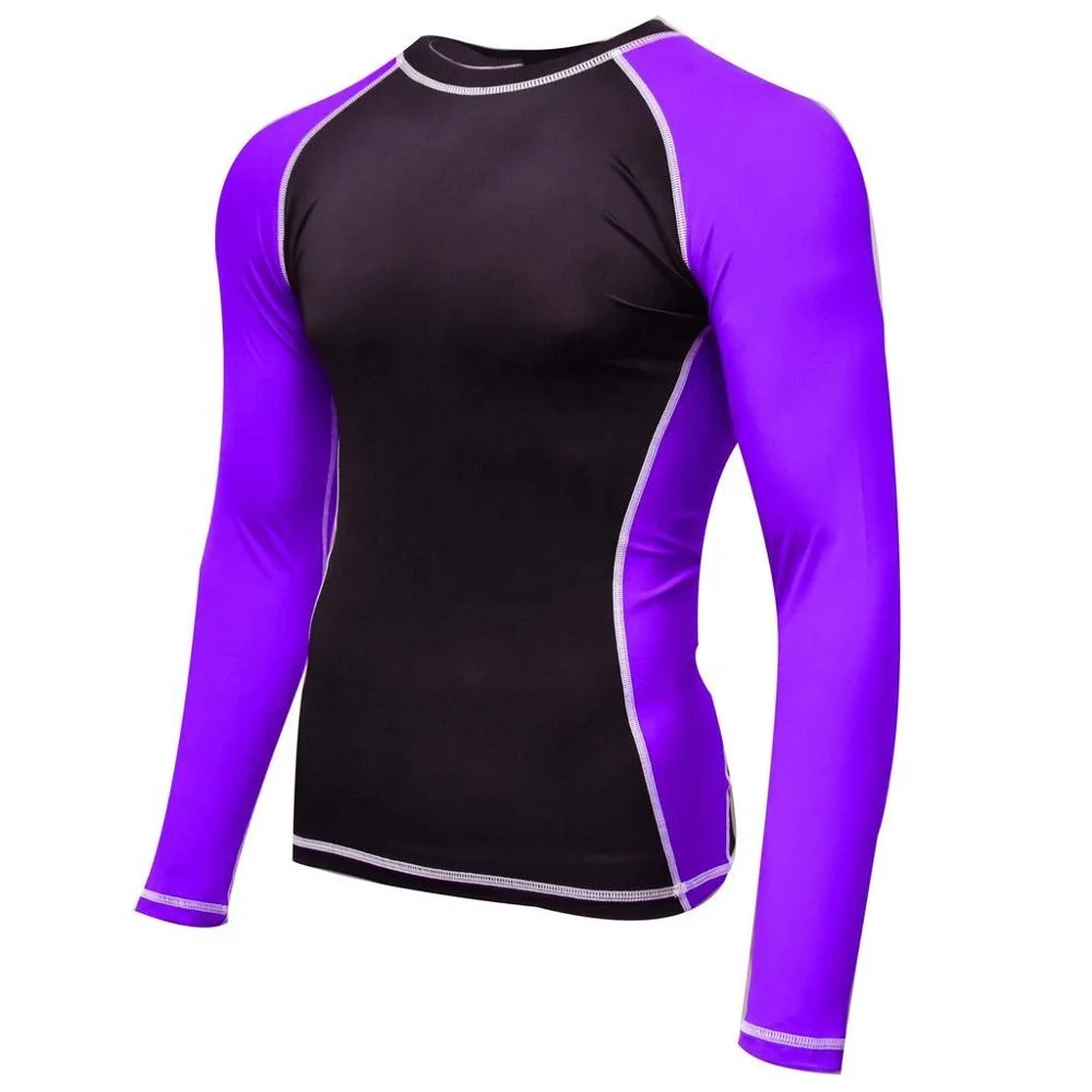 Индивидуальный дизайн сублимация полный рукав компрессионная рубашка ММА Grappling Рашгард JSW-RG-2113