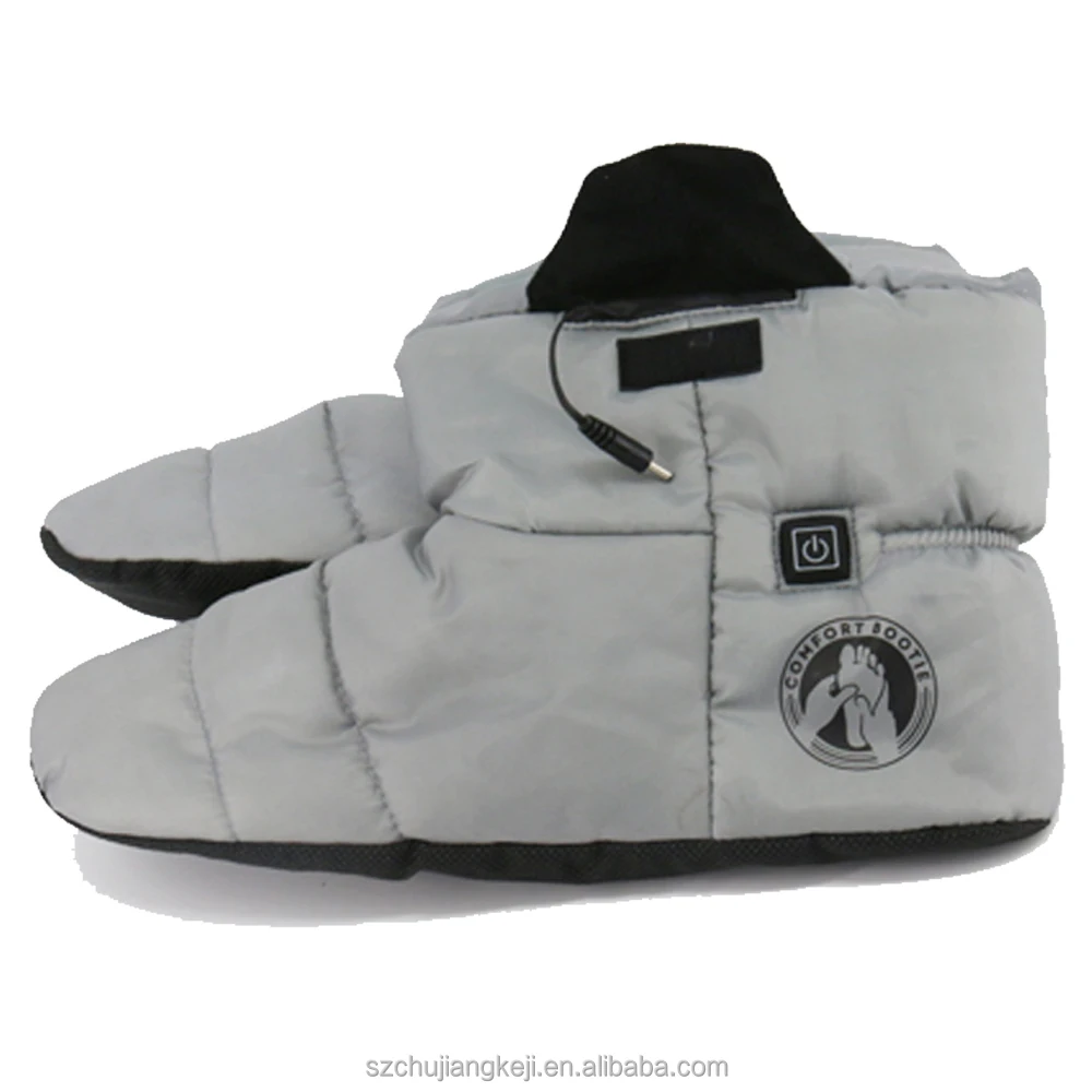 Gray multi-function customization Rechargeable Wireless Winter Warmer electrically Heated shoes