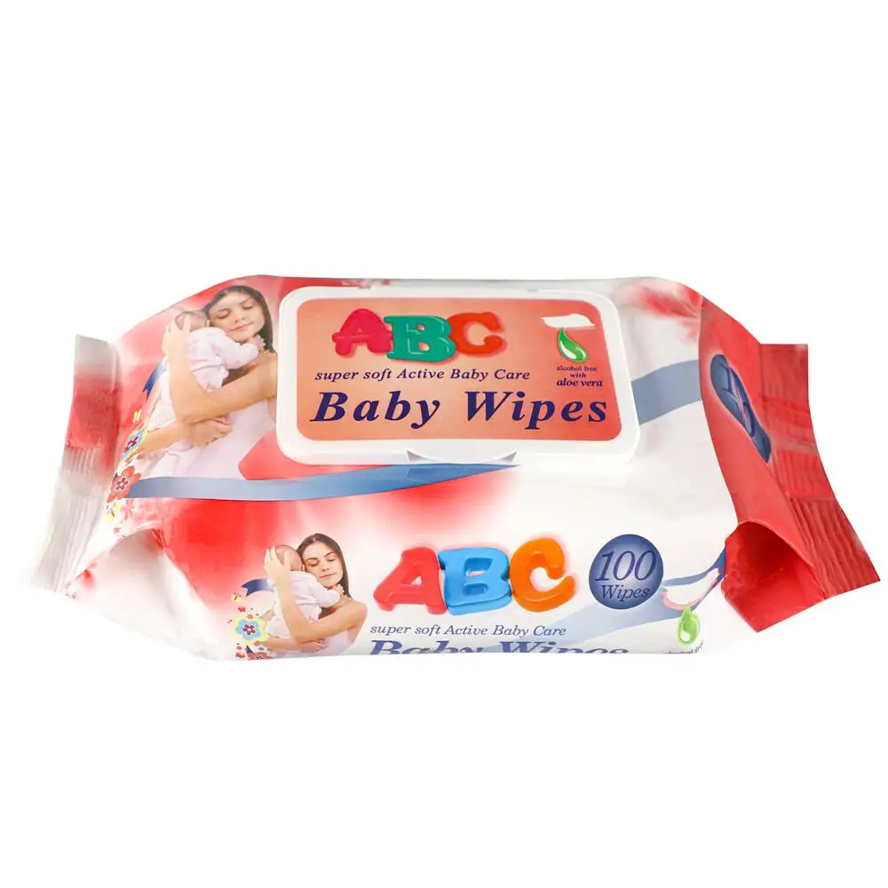 OEM Factory customization fabric biodegradable bamboo baby wet wipes non woven fabric abc baby wet wipes tissue