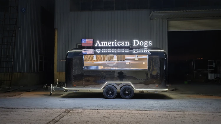 Wholesale Price Food Trucks Mobile Food Trailer Airstream Food Trailer Crepe Mobile Trailer