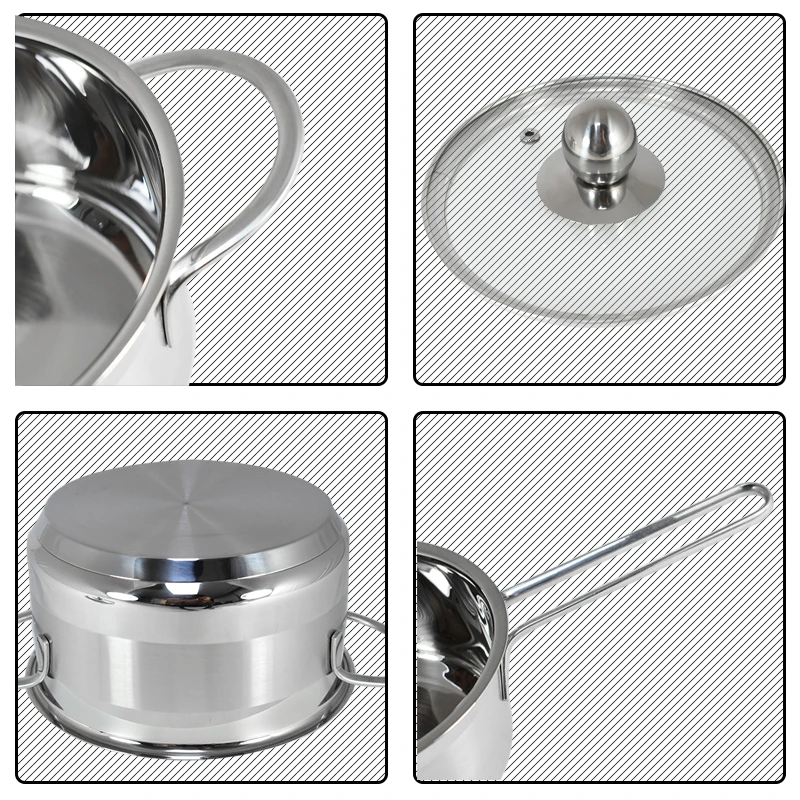 Whole Sale High Quality Casserole Nonstick Cookware Set Black Cooking Pot Anti-scalding Cookware Set
