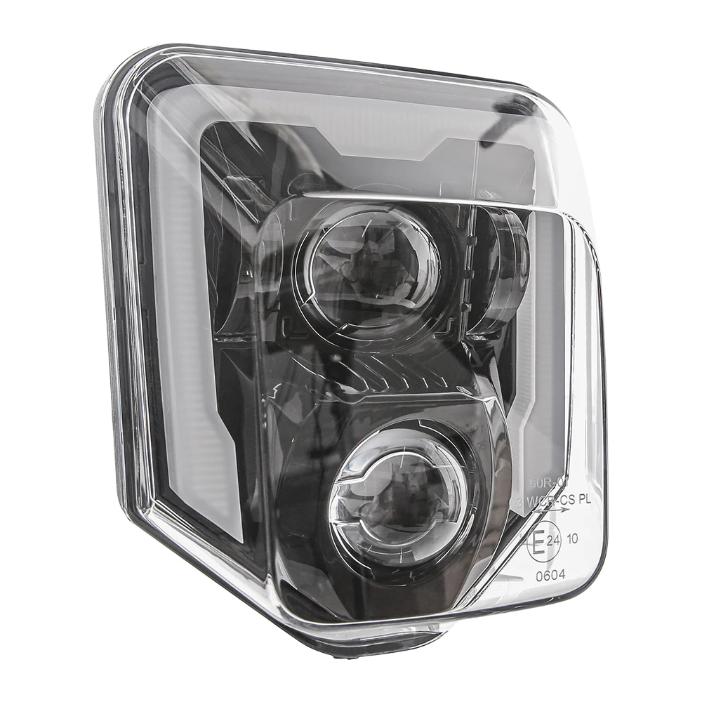 For Husqvarnas 701 Enduro SuperMoto 501 300 450 350 250 2014 LED Headlights DRL Headlight