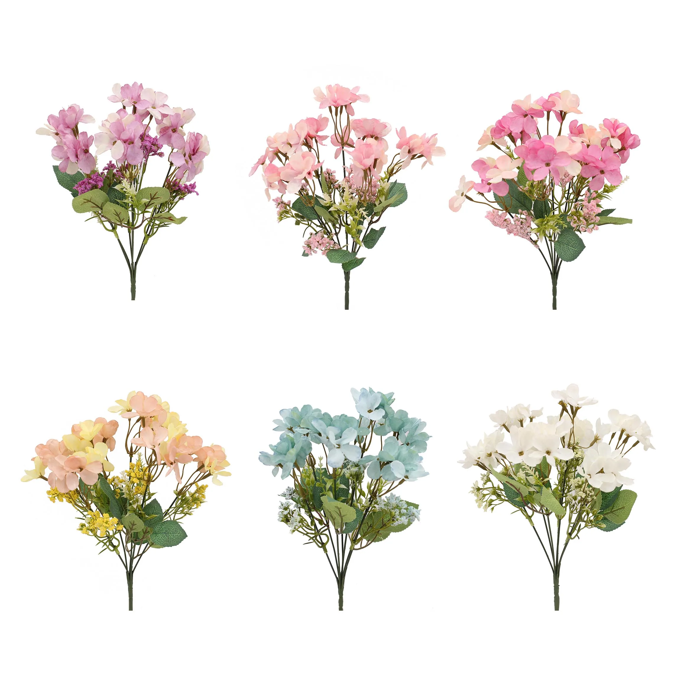 High Quality Wholesale Artificial Flowers Real Touch Roses Garland For Wedding Decoration Pampas Artificial Flower